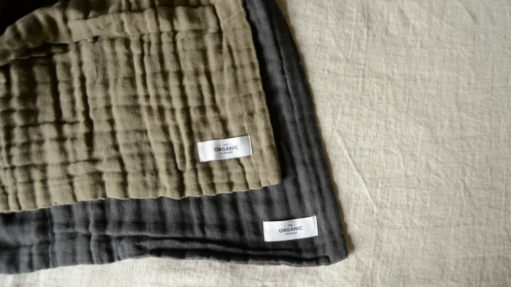 organic cotton blankets colour options