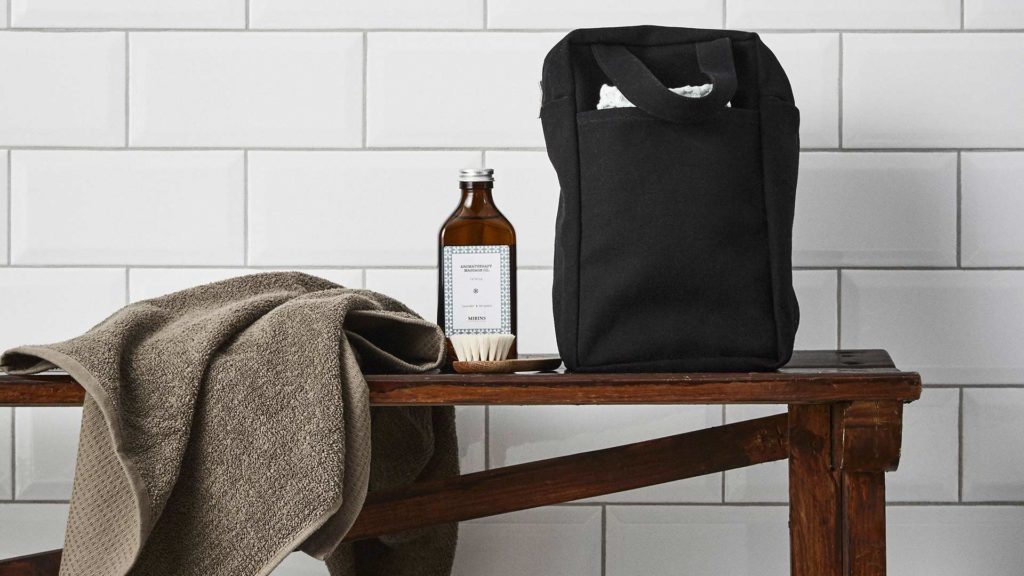 organic cotton small bag black