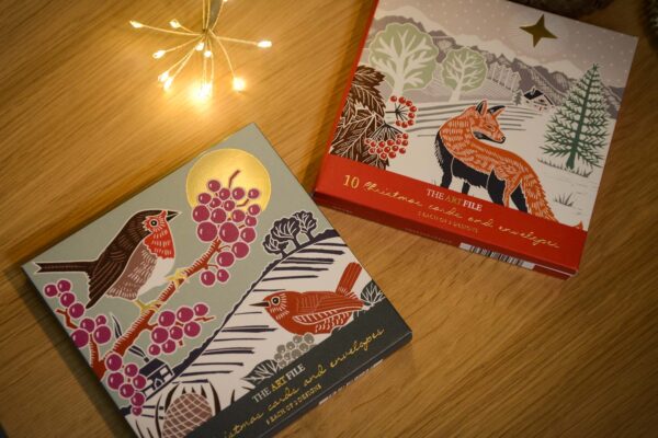 packs of christmas cards 2 designs per pack