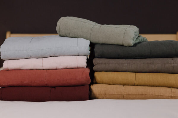 Plain Soft Quilted Throws - Many Colours