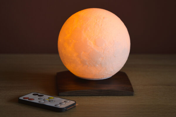 rotating moon lamp with remote