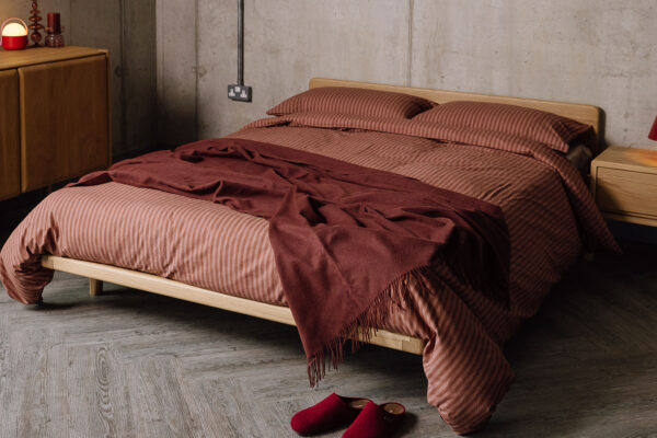 Quick Ship Oak Osaka with Headboard