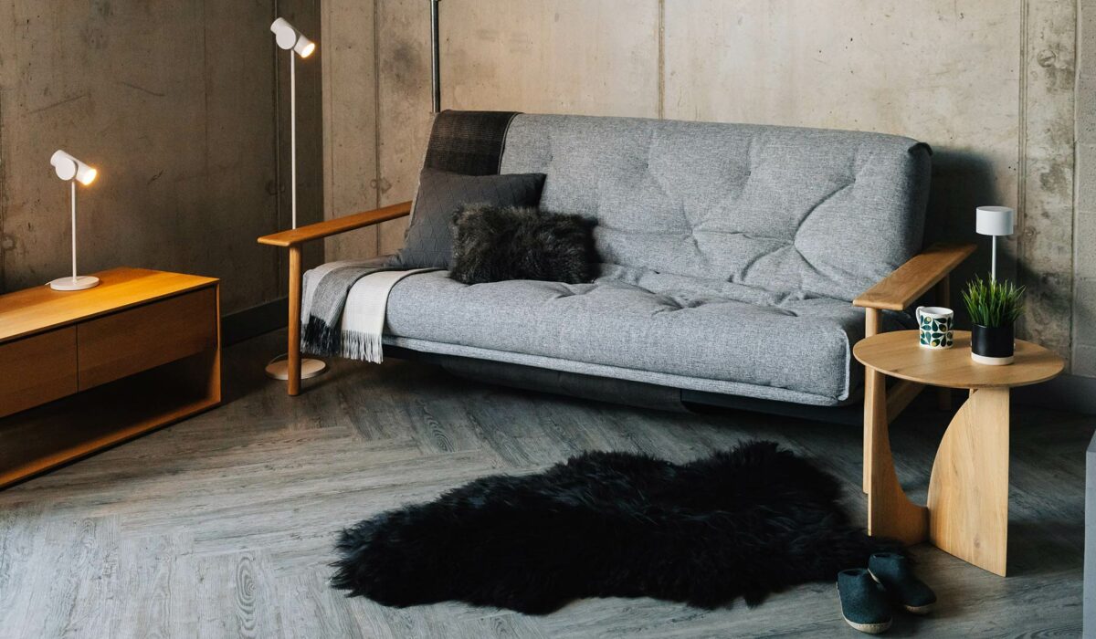 scandinavian style sofa bed