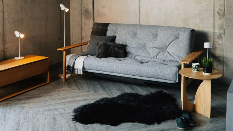 scandinavian style sofa bed