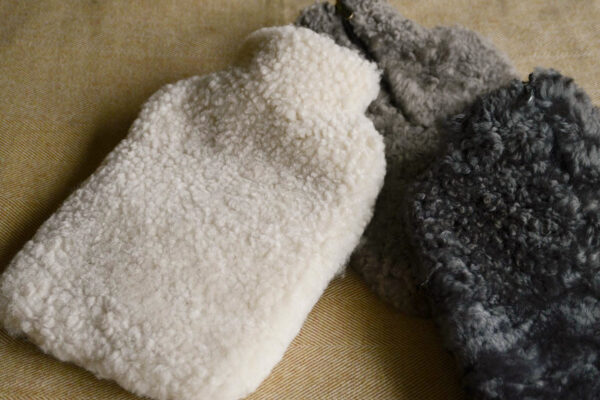 sheepskin cover hotwater bottles 1