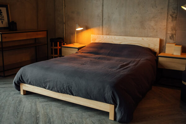 slate linen bedding 3Q above