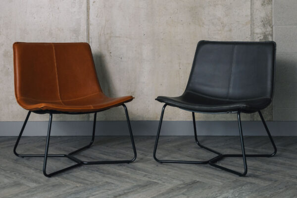 sled base lounge chairs