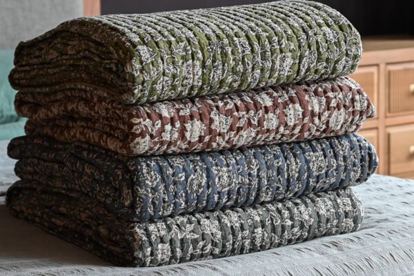 Floral Oversized Quilted Throws