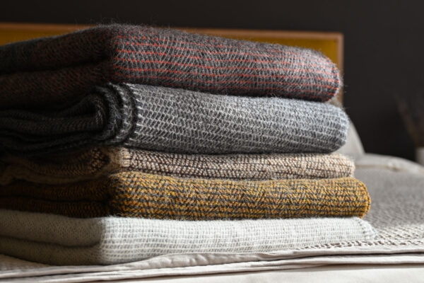Heavyweight Check Wool Blankets