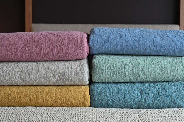 Floral Mandala Embroidered Bedspreads - 6 Colours