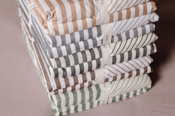 Striped Cotton Bedding - 5 Colours
