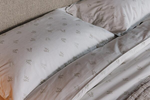 Sage Soft Stripe Duvet Cover Set