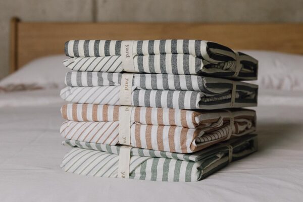 Striped Cotton Bedding - 4 Colours