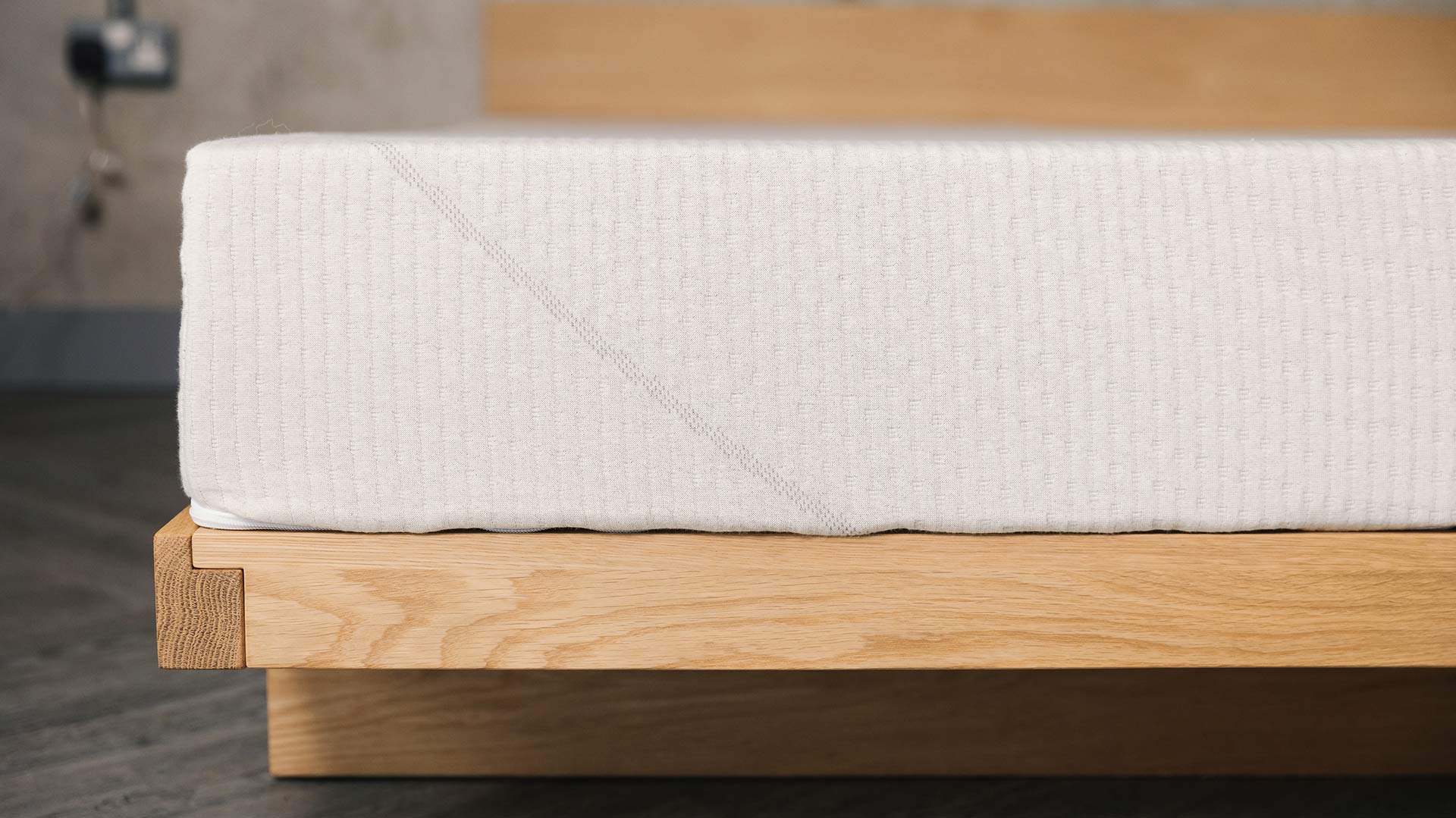 talalay latex mattress detail