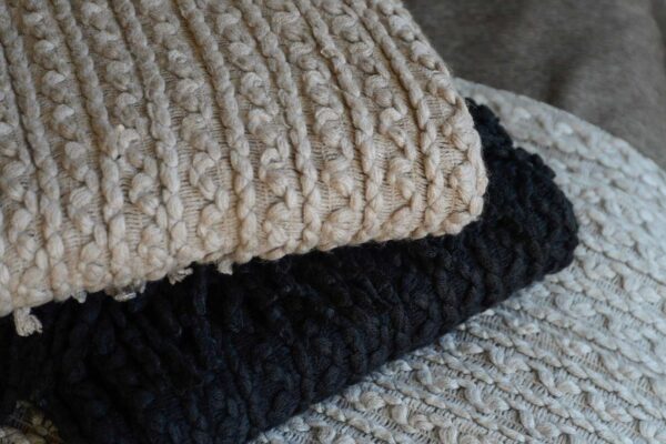 textured soft throws