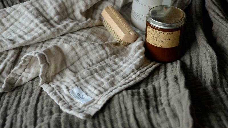 textured towel organic cotton