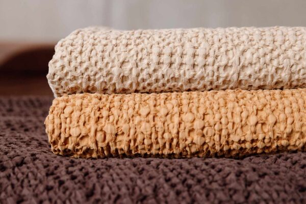 Waffle Textured Cotton Throws