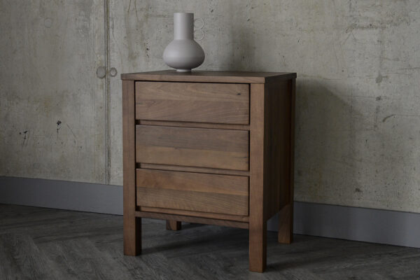 Shaker - Walnut Bedside Drawer Unit