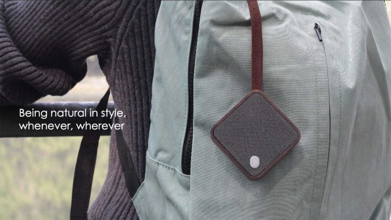 walnut pocket travel speaker