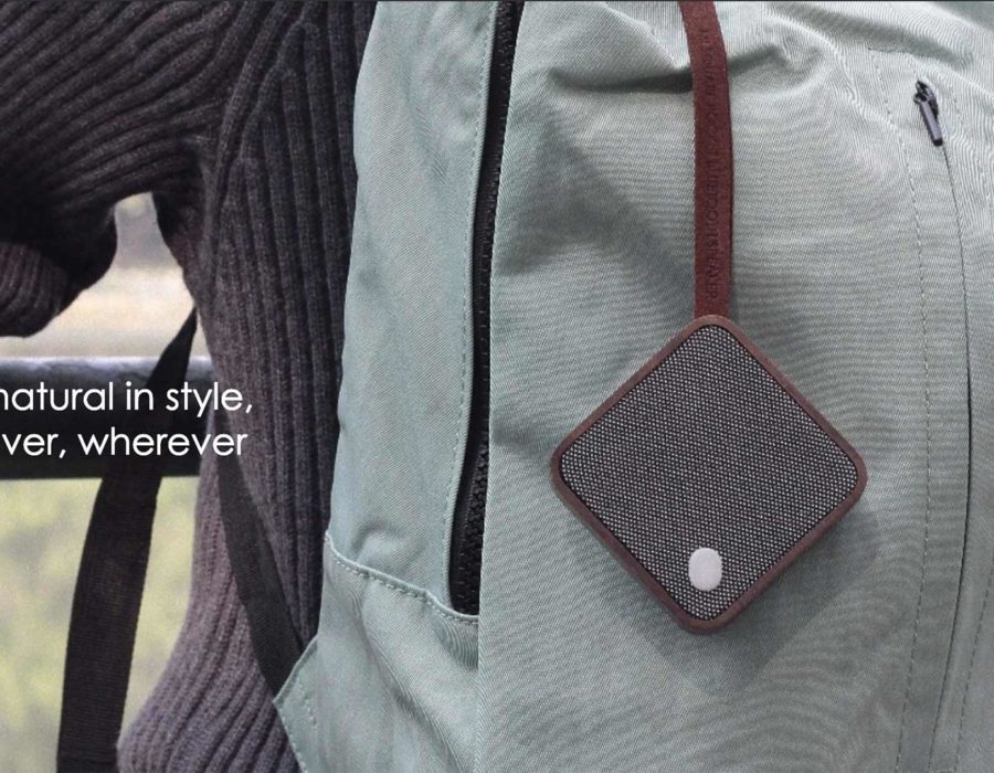 walnut pocket travel speaker