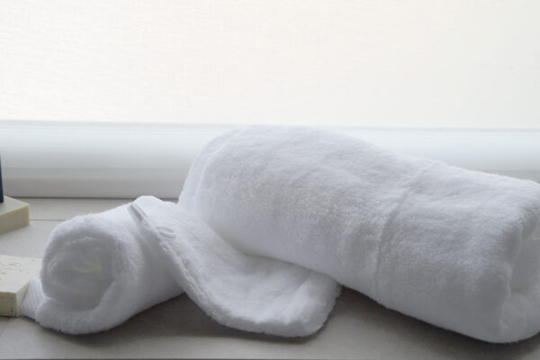 white light soft towels